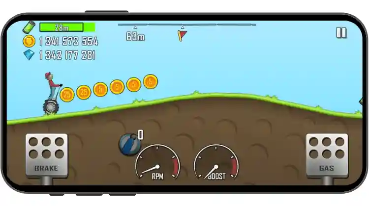 Hill Climb Racing Mod APK V1.67.0 2025 (Unlimited Money) 24 Enjoy Unique Gameplay