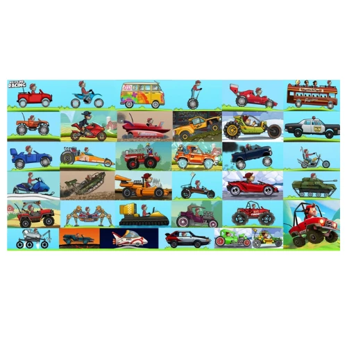 Hill Climb Racing Download for PC (Windows 8/10/11) Official & Mod APK Guide 22 All Vehicles Fully Unlocked