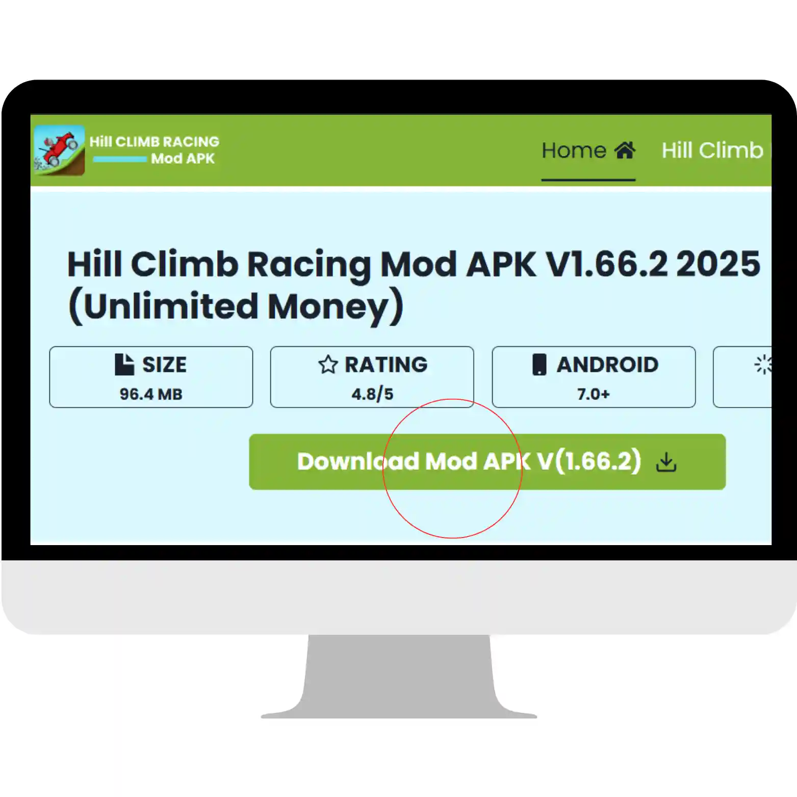 Hill Climb Racing Download for PC (Windows 8/10/11) Official & Mod APK Guide 18 Download the file of mod APK For PC from