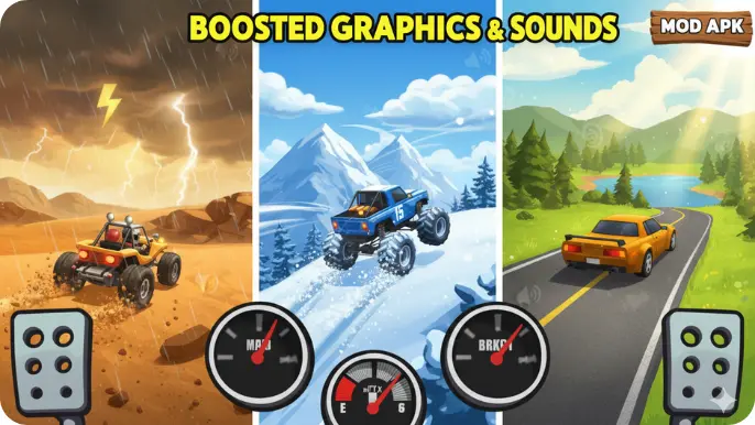 boosted graphics and sounds