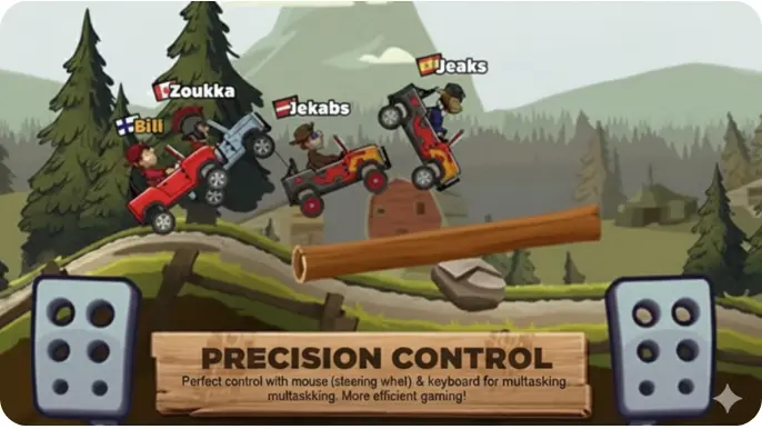 Hill Climb Racing Download for PC (Windows 8/10/11) Official & Mod APK Guide 3 precision control