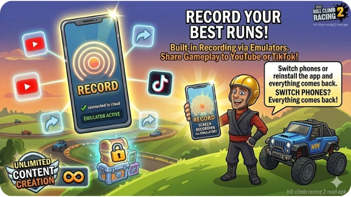 Hill Climb Racing Download for PC: Official & Mod APK Complete Guide (2026) 5 Screen Recording Feature via Emulator