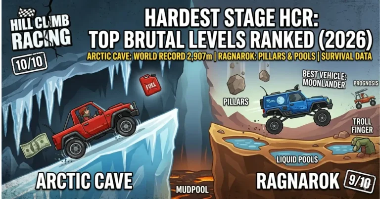Hardest Stage in Hill Climb Racing